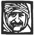 Woodcut of Baba