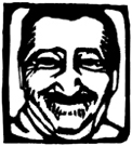 Woodcut of Baba