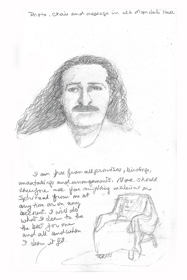 Meher Baba notebook page 3